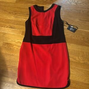 Red and Black Vince Camuto Dress